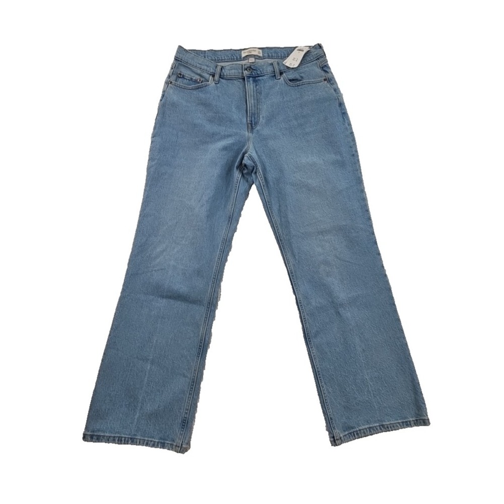 Abercrombie & Fitch The Baggy Low Rise Jeans Women's 31 (34x30) NEW Stretch‎